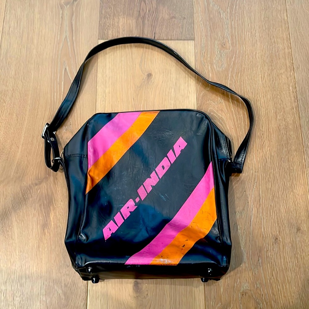 Vintage Air India Flight Bag